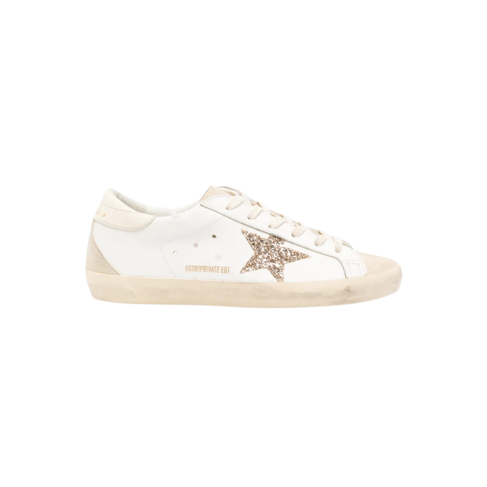 Golden Goose Superstar x Browns com patch de brilho