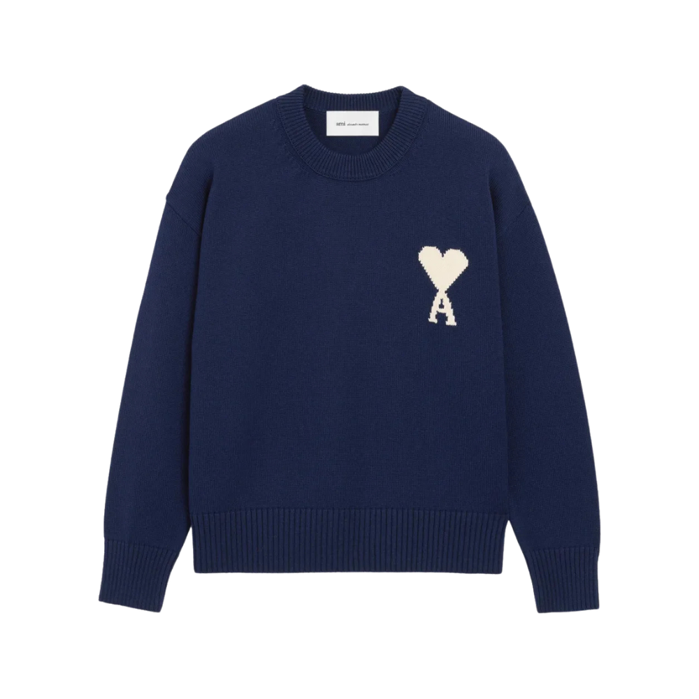 Suéter Ami Paris Azul Marinho