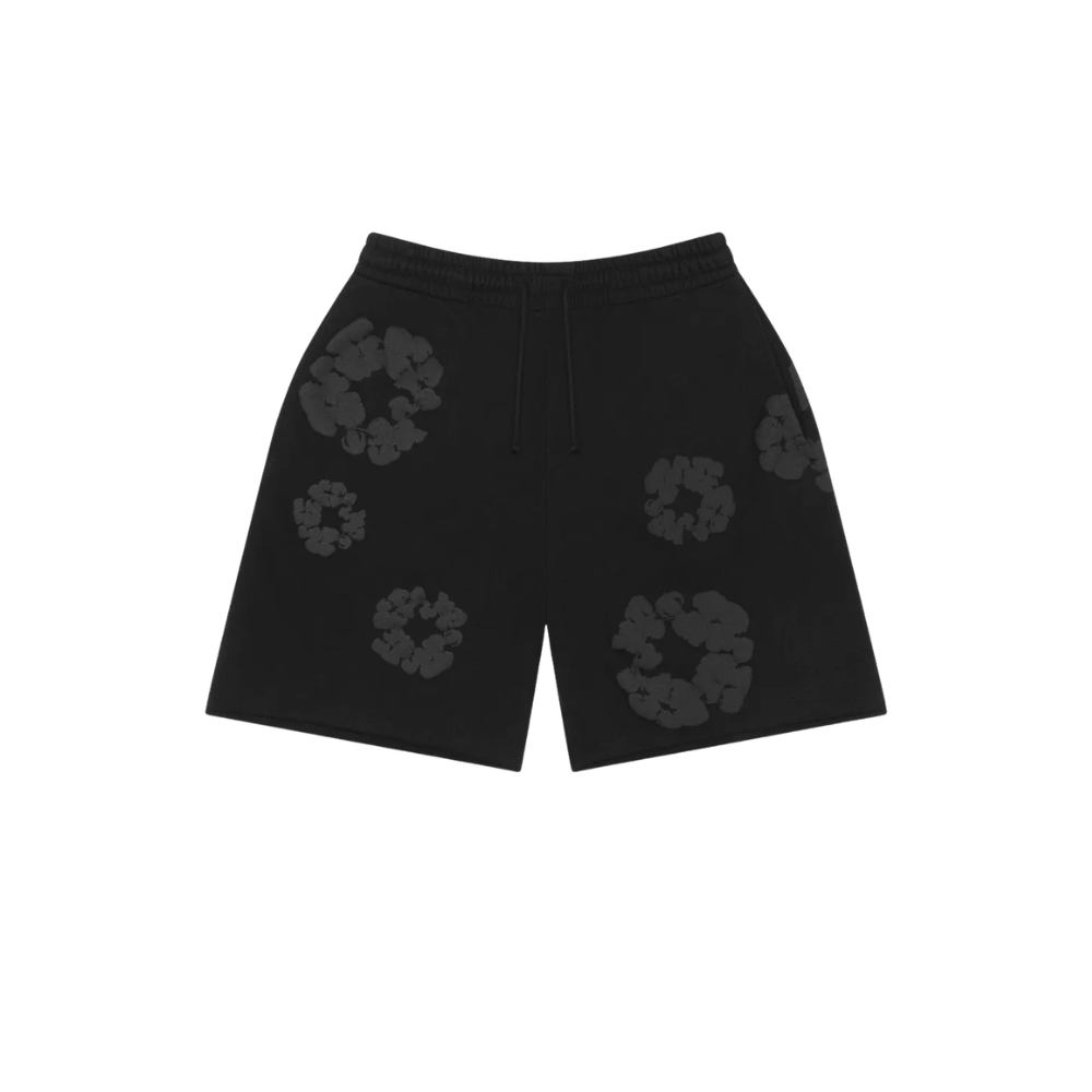 Short Denim Tears Mono Wreath "Black"