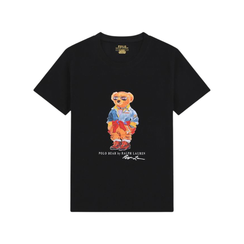 Camisa Básica Bear Sunglasses Ralph Lauren preta