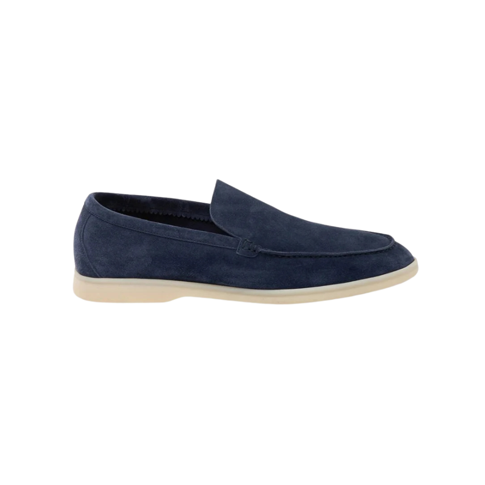 Loafer Loro Piana Summer Walk navy blue