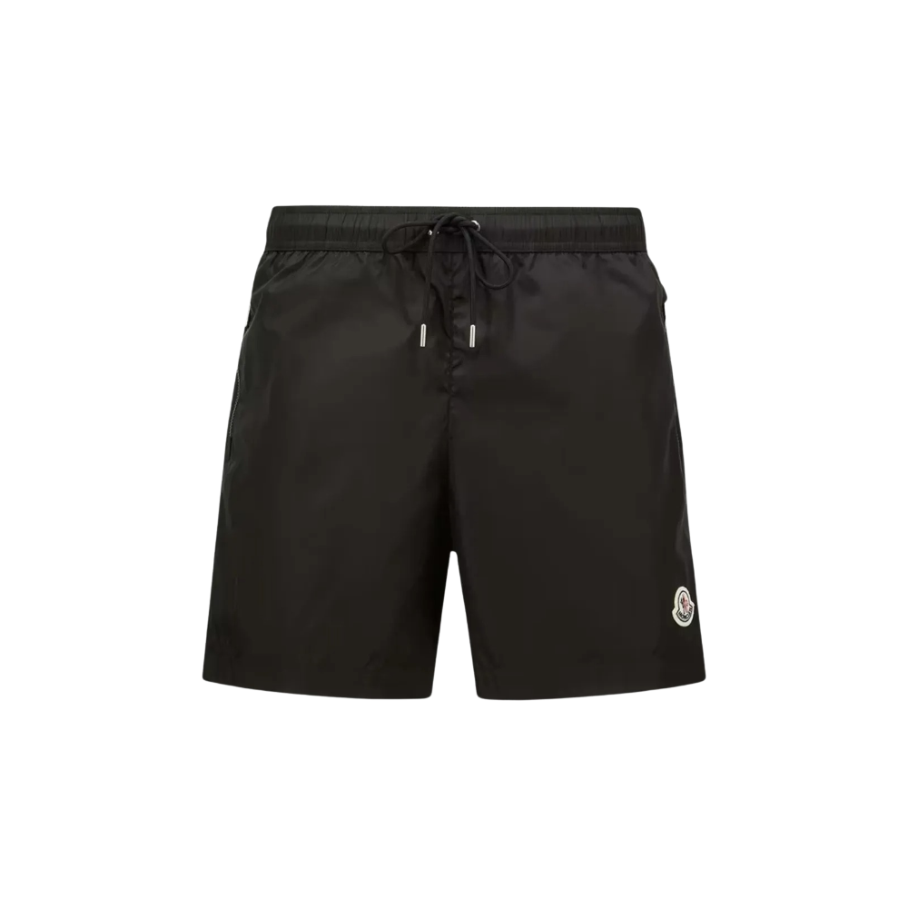 Short de praia Moncler com patch de logo