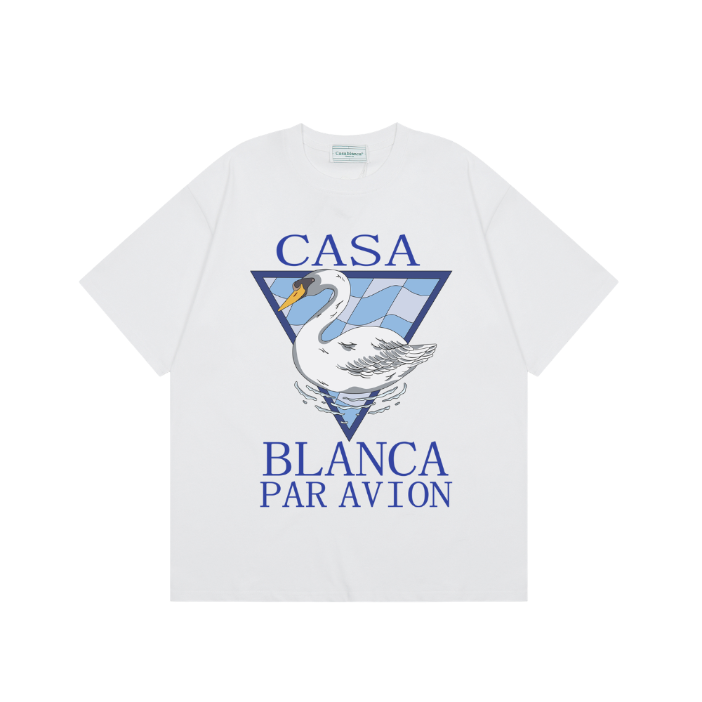 Camisa Casa  Par Avion na cor branca