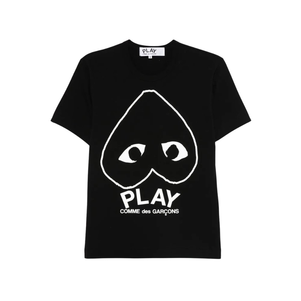 Camisa CDG Play White Outline