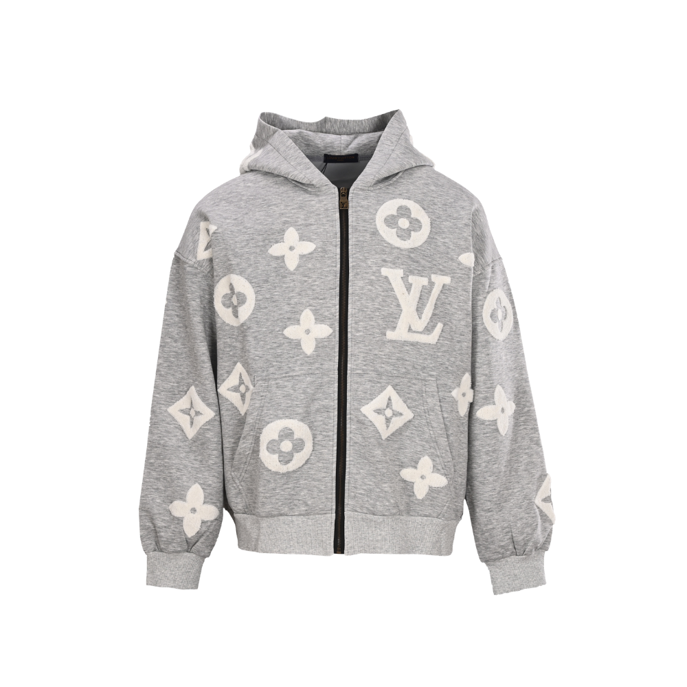 Moletom Louis Vuitton Monogram Fleece Zip-Up
