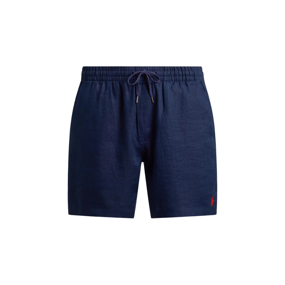 Bermuda Ralph Lauren de linho com ajuste no cós